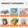 Cross - border customized patch stickers, computer - embroidered stickers, self - adhesive letter toothbrush - embroidered badges, clothing embroidered patch stickers
