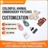 Clothing accessories embroidered patches, cute cartoon - shaped irregular patches, self - adhesive patch stickers, embroidered accessories, embroidered cloth patches